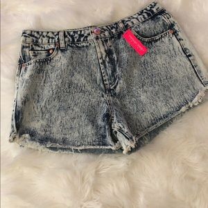 Refuge Vintage Cheeky Denim Shorts Size 10